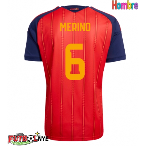 Camiseta España Mikel Merino #6 Primera Equipación Mundial 2026 manga corta